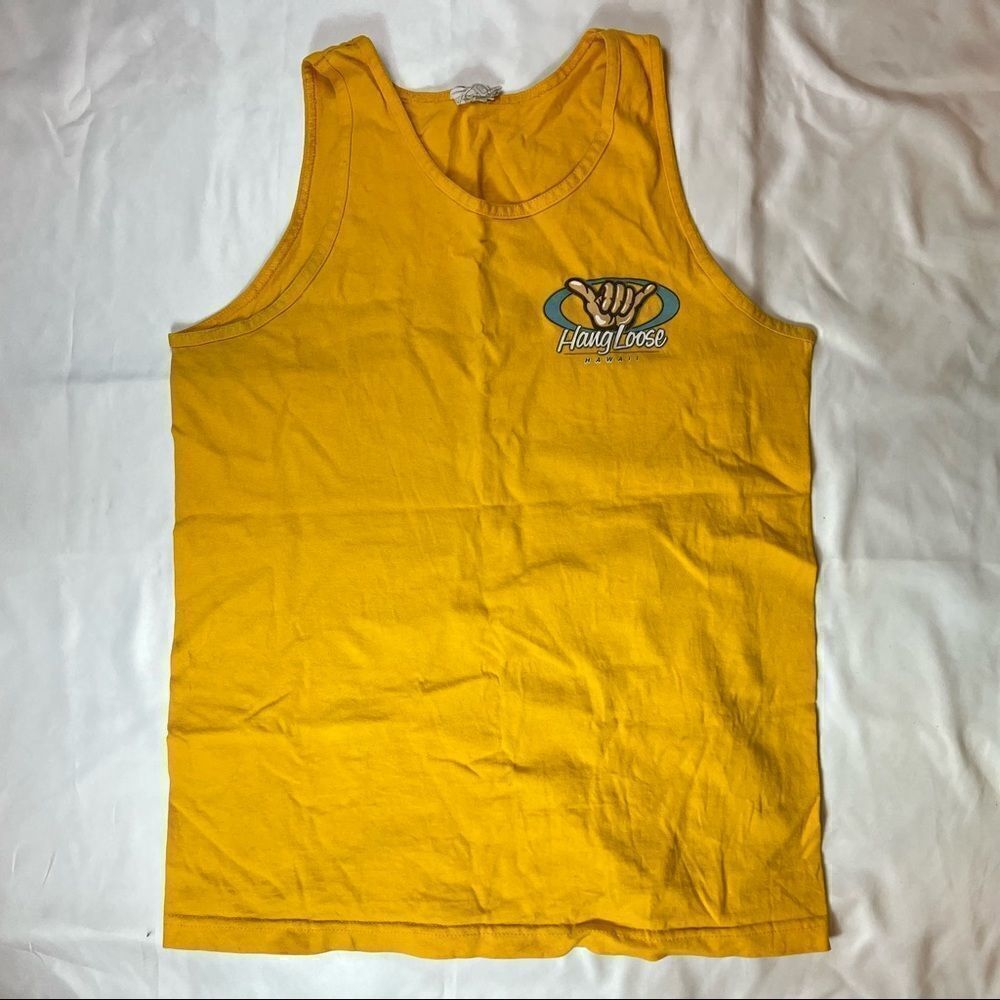 Vintage Mens Hang Loose Hawaii Tank M‎